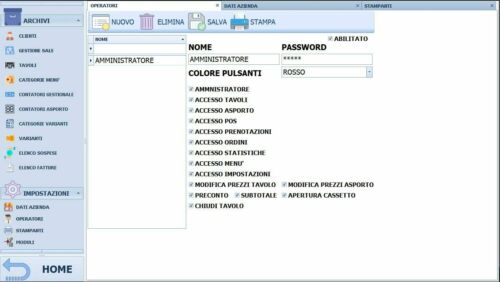 Licenza Software RistoraTouch