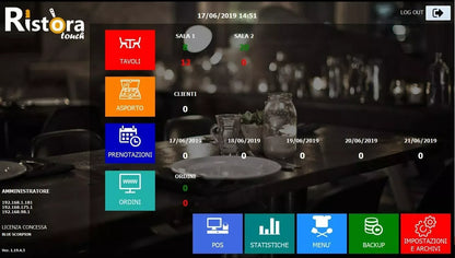 Software gestionale RistoraTouch - Pizzerie - Ristoranti - Asporto